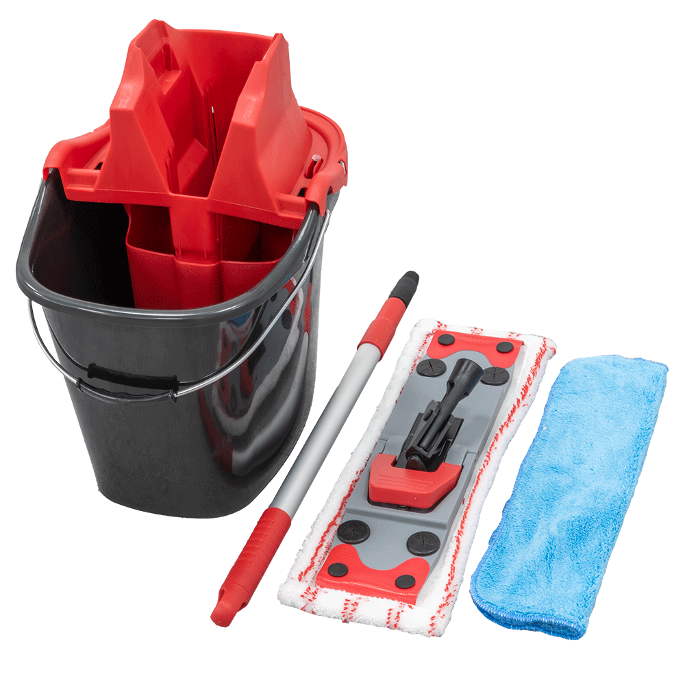 Click 'N' Press - Bodenwisch-Komplett-SET inkl. Ma